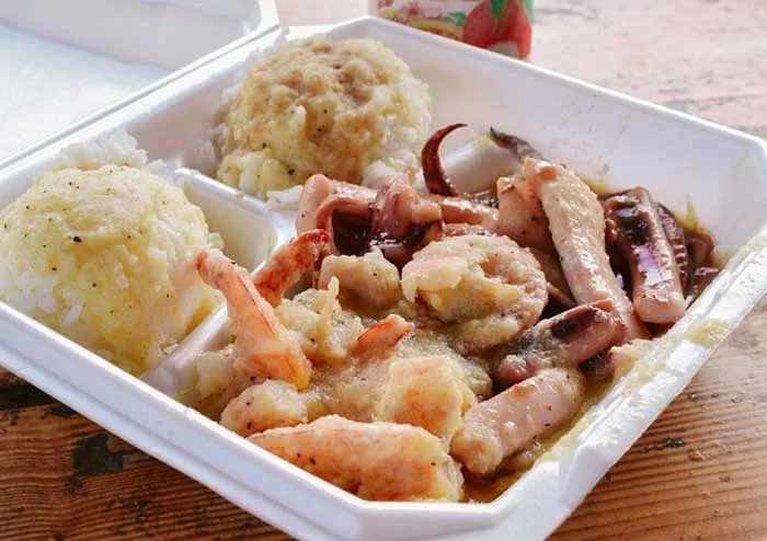 Garlic Squid & Shrimp